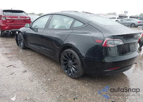2022 Tesla Model 3 Performance Dual Motor All-Wheel Drive from USA, damaged, VIN 5YJ3E1EC9NF354857
